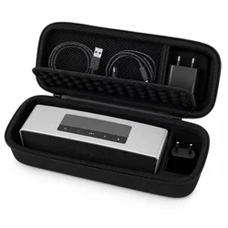 Estuche rígido compacto para altavoces Bose SoundLink Mini, protección a prueba de impactos con bolsillo de malla