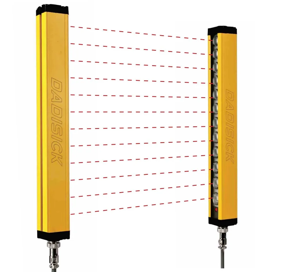 

14 beams spacing 40MM TUV-CE IP65 safety light curtain for punching machine 520mm Protection Height