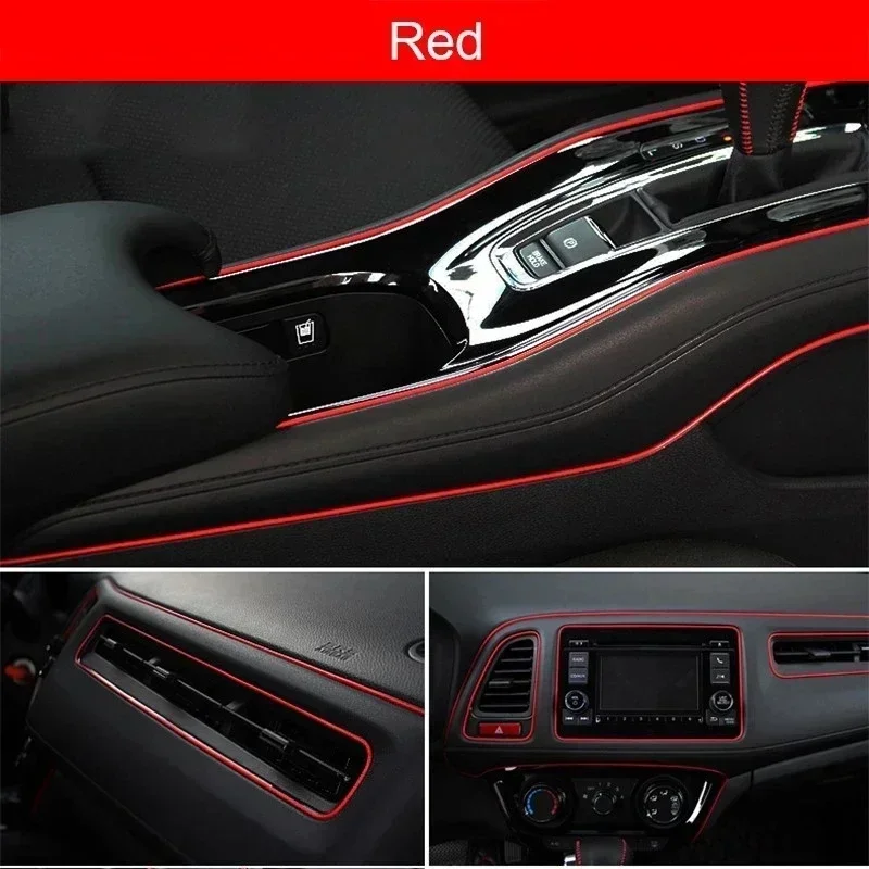 5m Universal Flexible PVC Car Mold Decoration Strip - Easy-to-Install Interior Car Styling Accessory