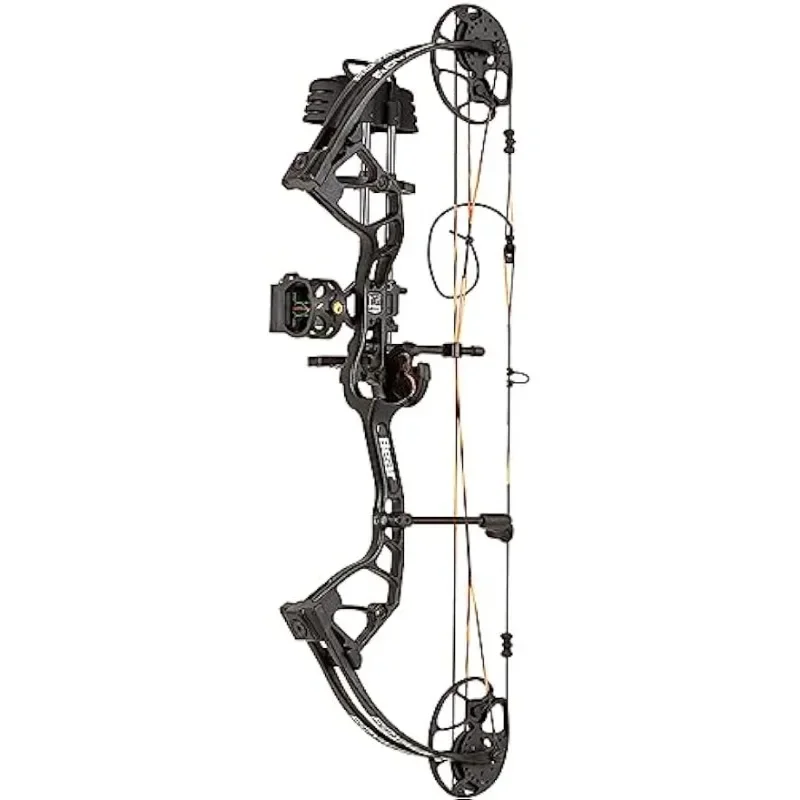 

Bear Archery Royale Ready to Hunt Compound Bow Package for Adults and Youth, 12”- 27” Draw Length, 5-50 Lbs Draw Weight