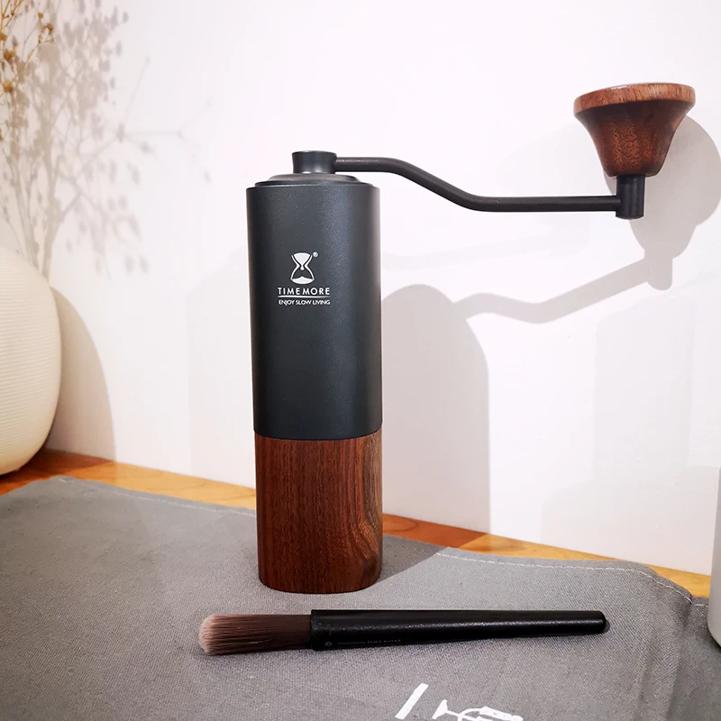 مطحنة قهوة يدوية تيمور G1 بلس شفرات تيتانيوم للطحن...