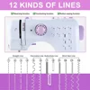 Household electric multifunctional 505A sewing machine, fully automatic with lock edge, desktop handheld small sewing machine 1