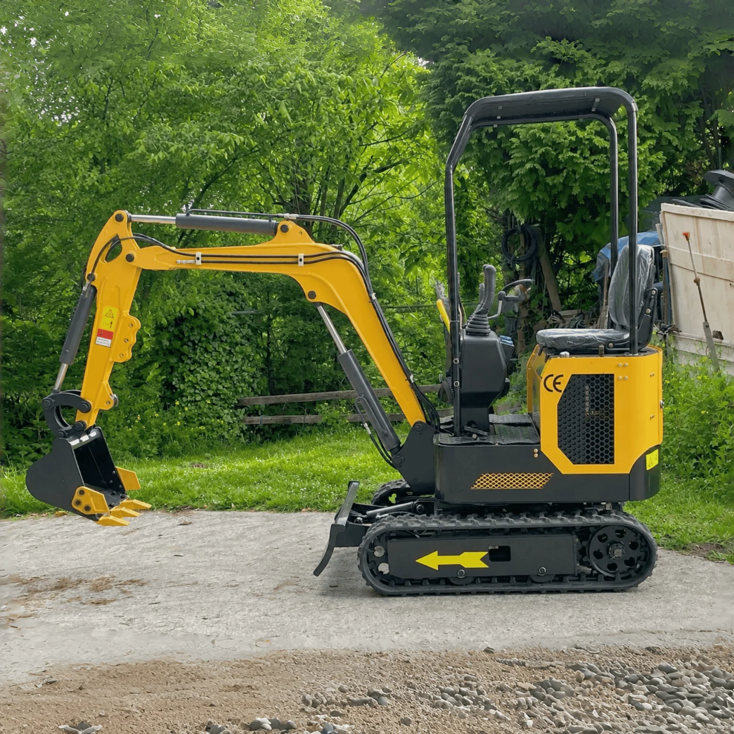 1-Tonnen-1,8-Tonnen-Minibagger, hydraulischer Kompakt-Raupenbagger mit Dieselmotor, CE EPA Euro 5, kundenspezifische Werkslieferung