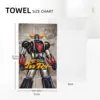 Grendizer Anime Towel Cotton UFO Robot Goldorak Beach Pool Bath Towels 5