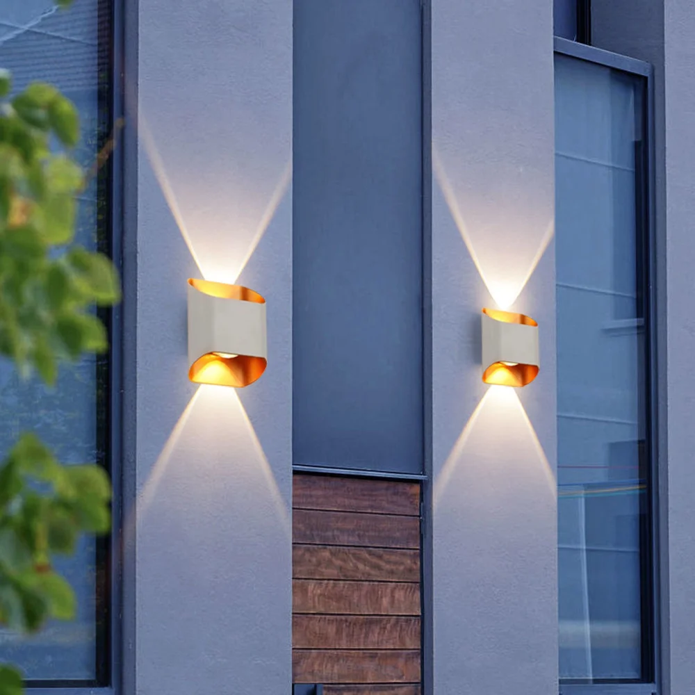 Up and Down Modern LED Wall Lamp Indoor Lighting Outdoor Lighting Waterproof IP66 Wall Lights For Gallery Light Bedroom Balcony