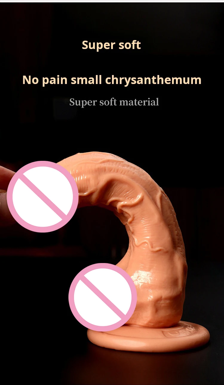 Realistic Dildo for Woman Big and Small Size, Penis Thrusting Dildo Anal and Vaginal Use, Full Soft and Flexible S9c8610fe376445738156b86185df3e60Y