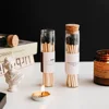 20 Pcs Match Bottle Transparent Matches Holder Clear Water Cork Specimen Storage Laboratory Sample Glass Display Test Tubes 5