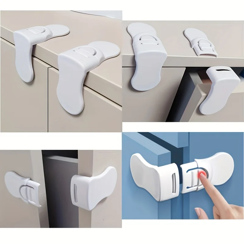 Baby Safety Locks ABS Material for Cabinets Drawers Refrigerators