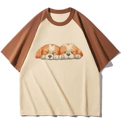 Cavalier King Charles Spaniel Graphic Women's Manga Y2K T - shirt - Japanese Streetwear - XS (60192)