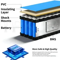 Nouvelle batterie lithium-ion 36V 18650 10Ah 15AH 20AH 30AH 10S 2P 3P 4P 6P adaptée aux scooters 100-1500W et autres moteurs BMS 3