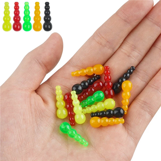 100Pcs Stacked Fishing Beads Spinner bait lure tackle for Trout