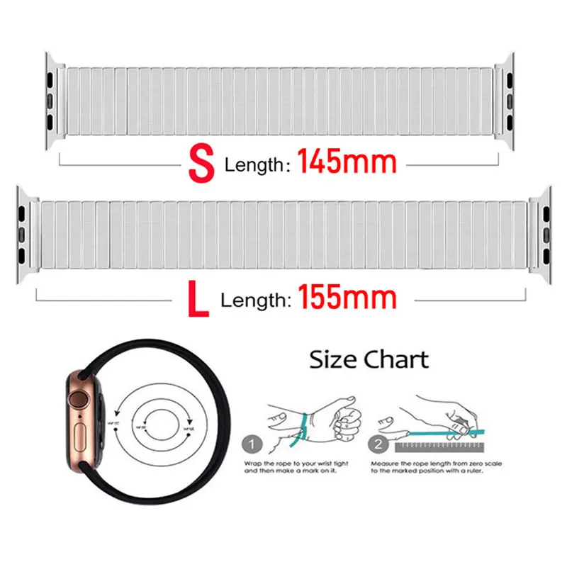 Stainless Steel Strap Elastic for Apple Watch Band 44mm 40mm 42mm 38mm Watchband for Iwatch 6 5 4 3 Se Band Luxury Accessories