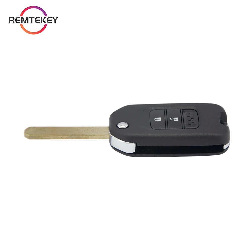 REMTEKEY Flip Remote Car Key Fob Control TWB1G721 2/3 Buttons 434Mhz ID47-Hitag 3-PCF7961 for for Honda Civic HR-V CR-V Accord