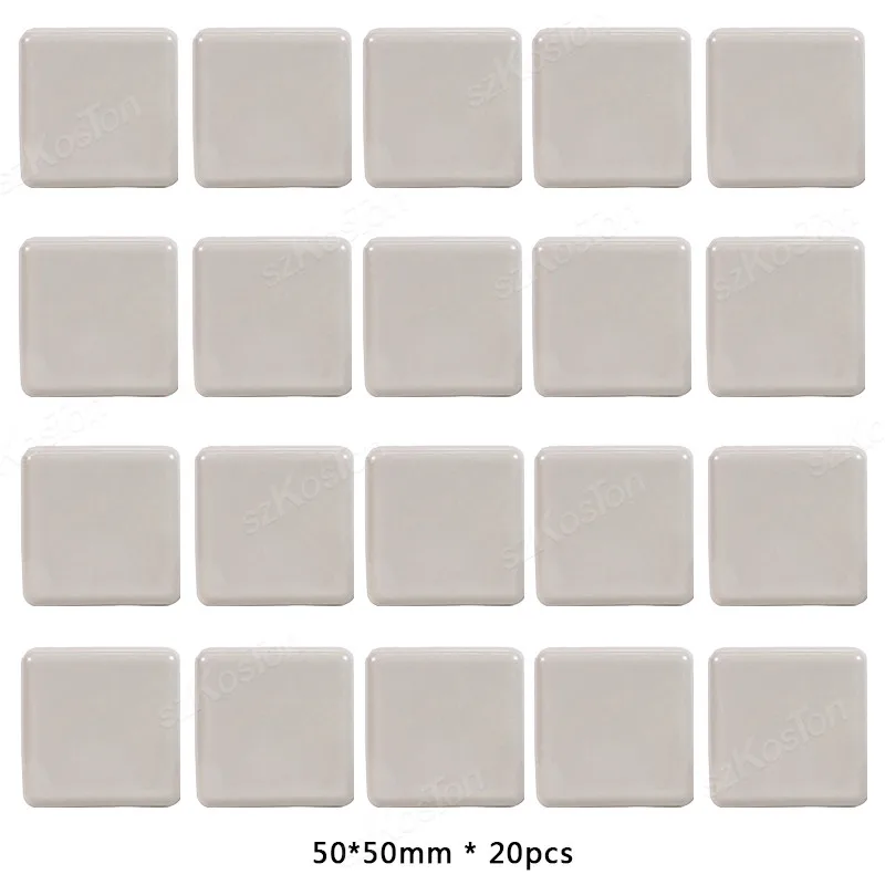 20-Pack Furniture Leg Slider Pads - Anti-Scratch, Easy Move, Heavy-Duty Floor Protector Mats