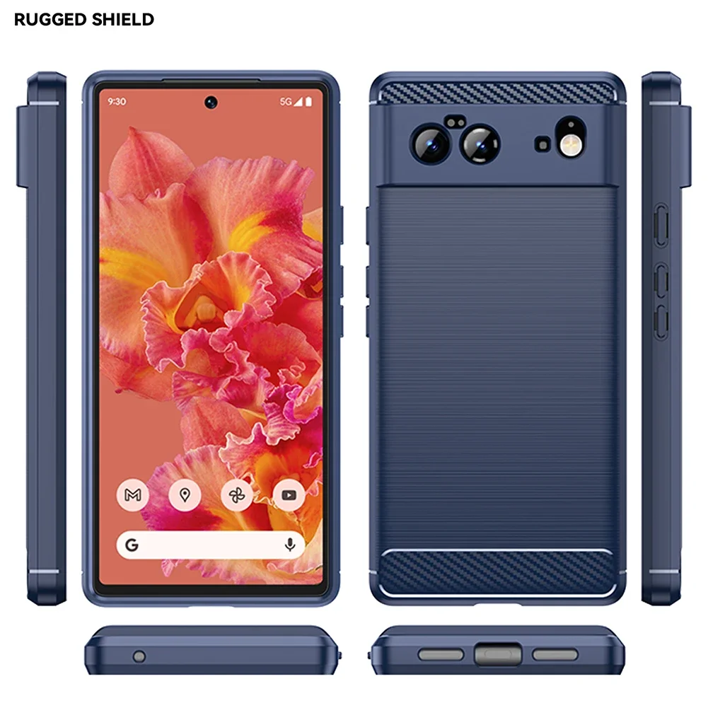 Enhanced Silicone TPU Carbon Cover - Matte Finish Protective Case