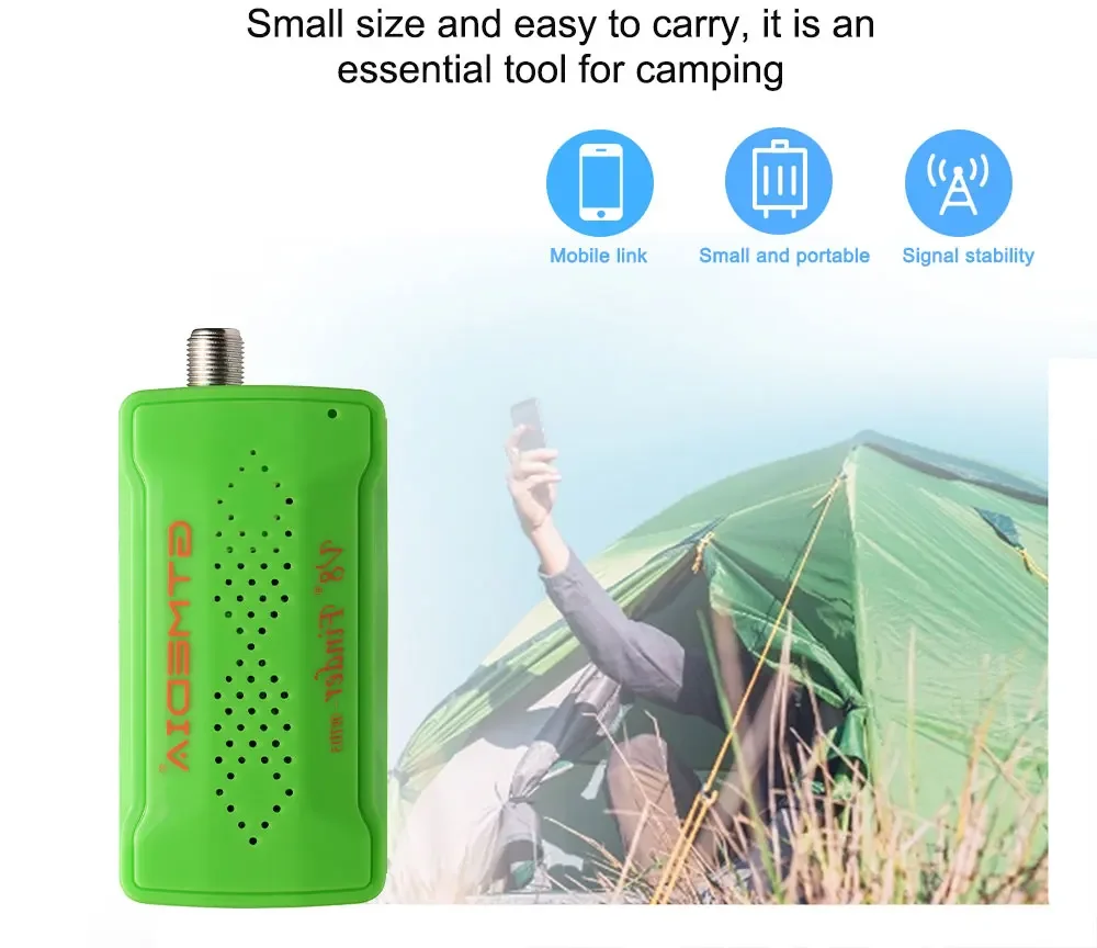 Woopker V8 SAT Finder BT03 Mini Satfinder Bluetooth DVB S / S2 Digital Signal Satellite Receiver TV Tuners satellite finder