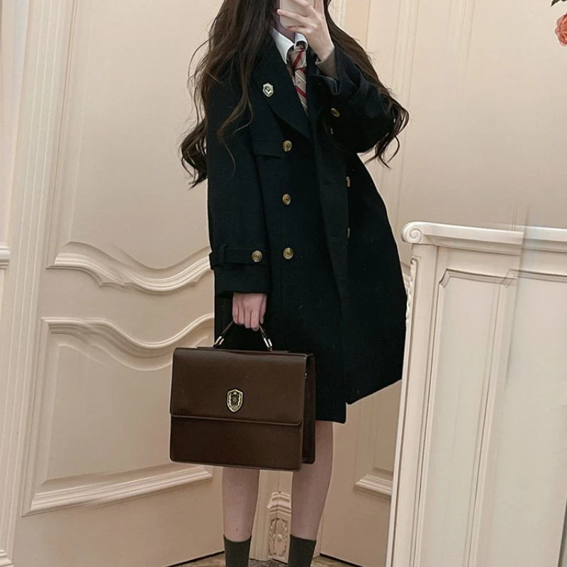 Women Casual All Match Students Backpacks Jk Girls Vintage Streetwear Fashion Shoulder Crossbody Bags Preppy Simple Schoolbags 4