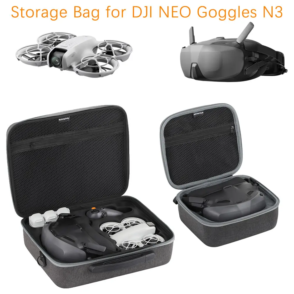 Drone Accessories Case Goggles N3 Bag for DJI NEO Goggles N3 Case Flying Suit Portable Carrying Box Handbag