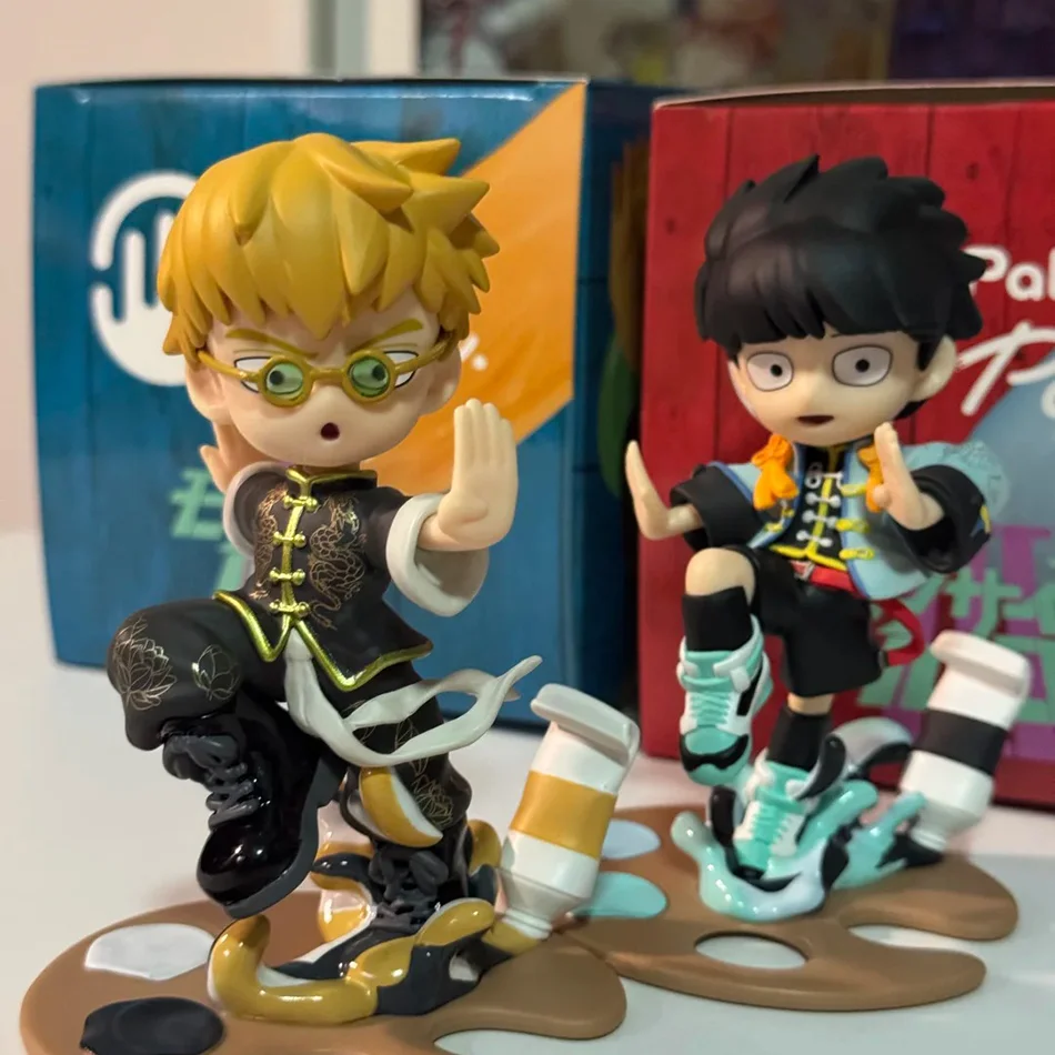 Mob Psycho 100 Anime Figure - Reigen Arataka Q Edition Kawaii Sitting Palm Series Ornament Collectible Gift