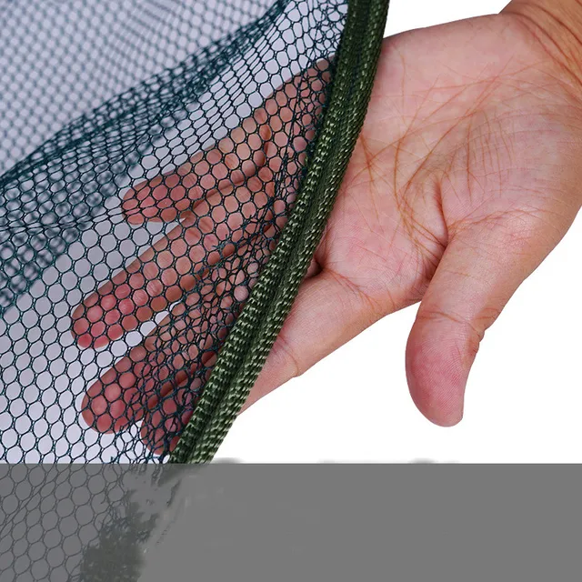 Foldable Drop Net Fishing Landing Traps Cage Catcher Prawn Bait Crab Shrimp Pier Harbour Pond Mesh for Vertical Shore Use 4