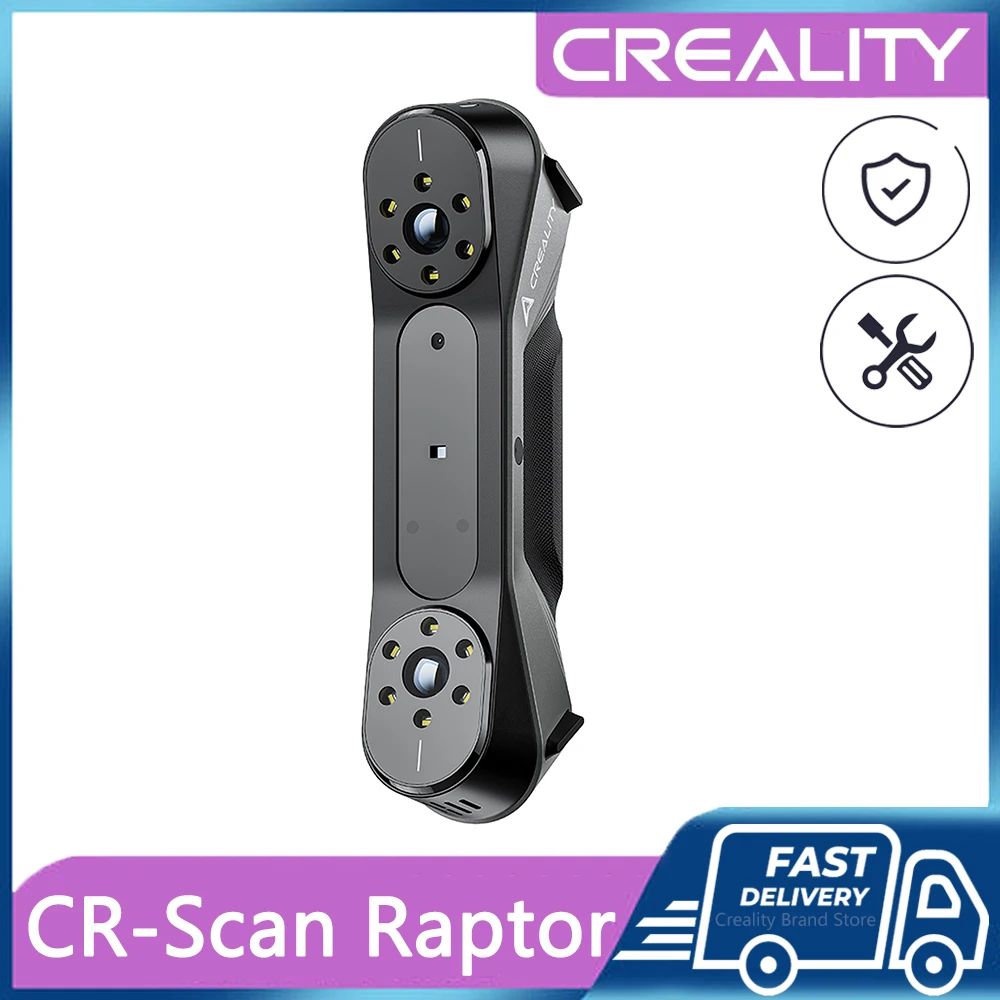 Creality 3D CR-Scan Raptor 멀티 라인 NIR 소비자 3D 스캐너, 3D 인쇄용, 최대 60FPS 스캐닝 속도