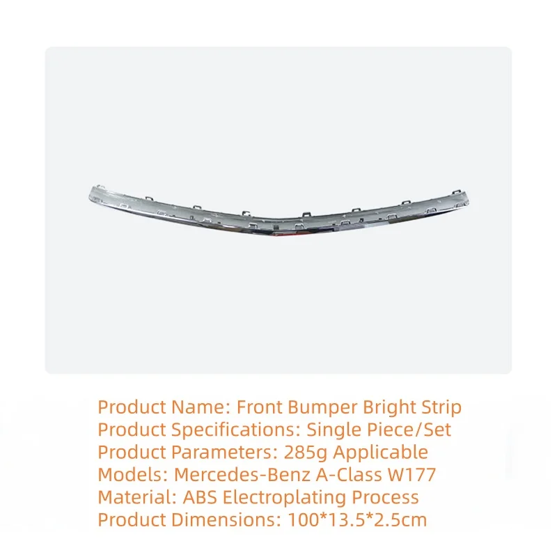 메르세데스 벤츠 A클래스 W177 A180 A200용 프론트 범퍼 립 트림 (1778854202 1778854302)