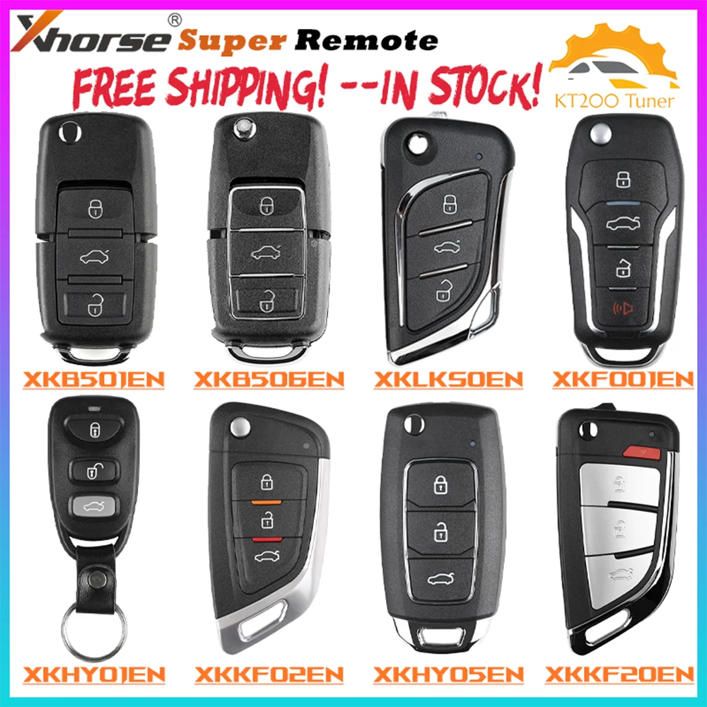 Xhorse XK Series Wire Key XKB520EN XKB506EN XKLKS0EN XKFO01EN XKHY01EN ...