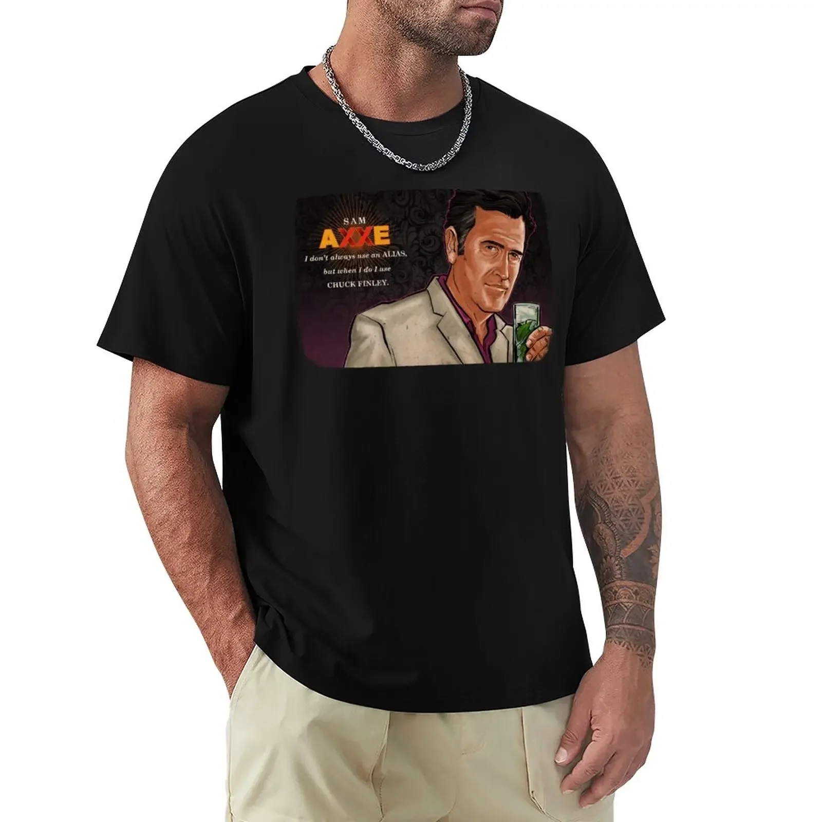 

Chuck Finley T-Shirt anime funnys mens graphic t-shirts anime