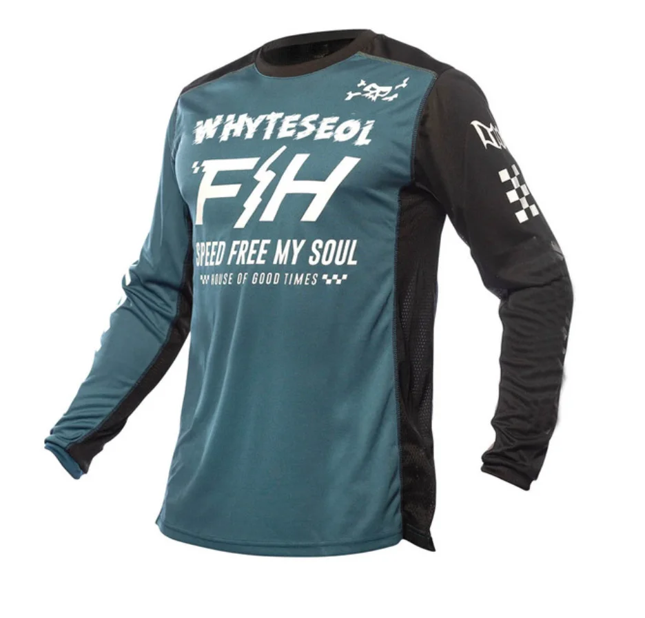Cycling Shirt Downhill MTb jersey moto enduro Jersey Off road dh motorcycle bike motocross jersey MX Cycling Jersey road bike
