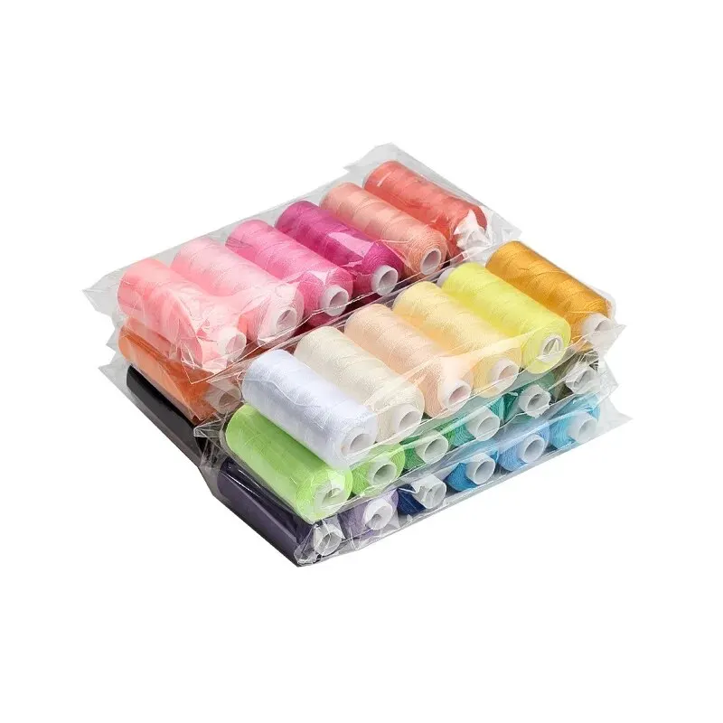 Sewing Thread 6pcs/Pack Assorted Colors Polyester Sewing Thread For Domestic DIY Embroidery