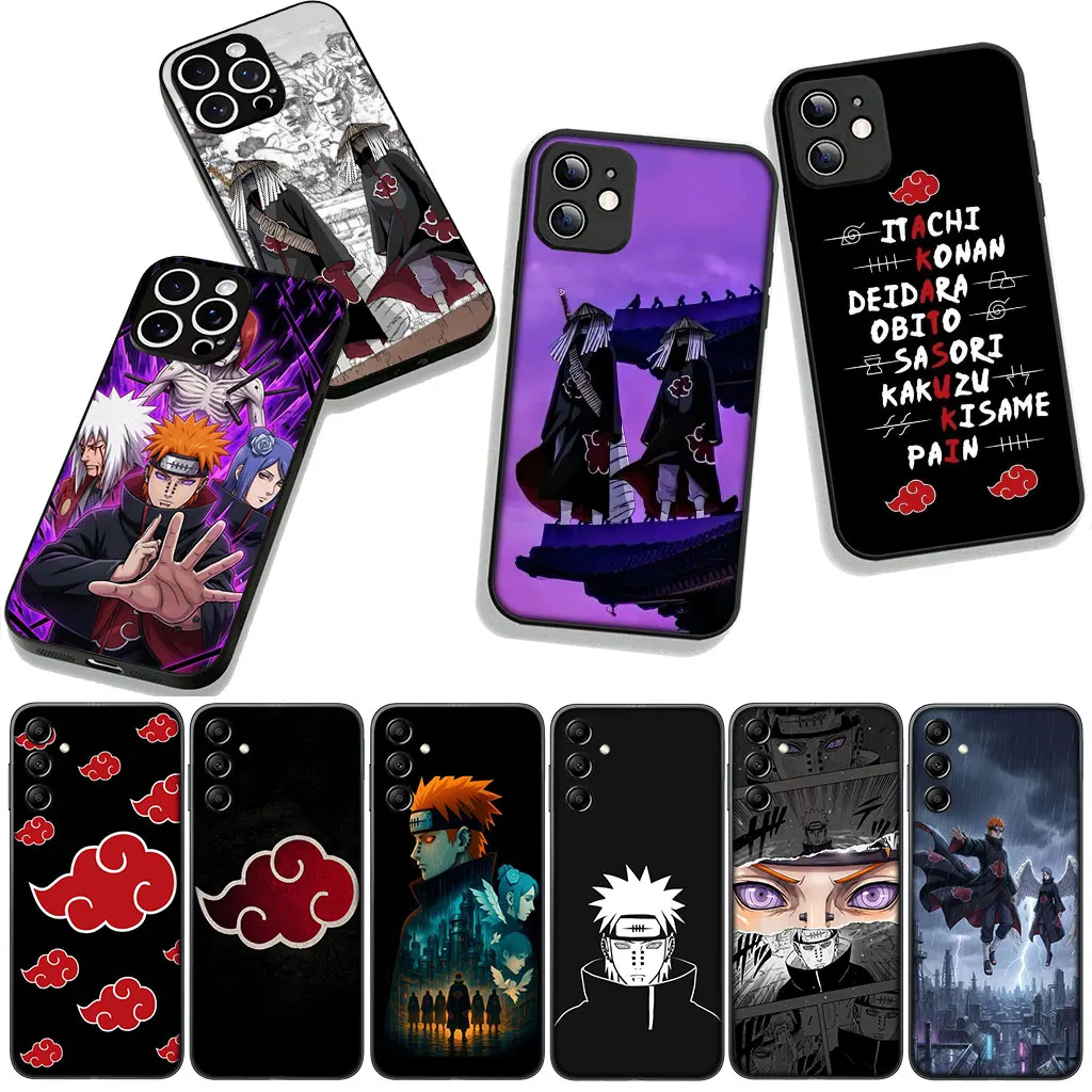 Akatsuki Naruto Poster Design Phone Cover Case