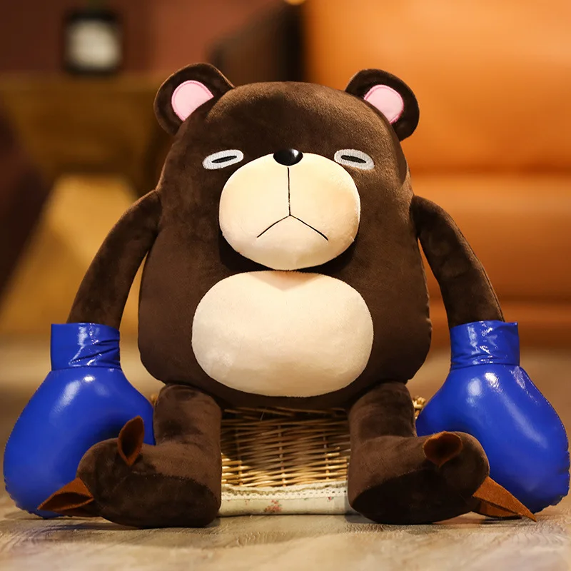 

Jujutsu Kaisen Plush Boxing Bear Stuffed Soft Japanese Anime Characters Soft Doll Kids Toys Anime Cosplay Kawaii Bear Doll