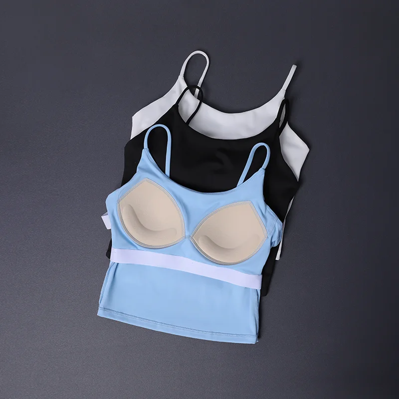 Sport-BH Top Lauf-Fitness-Weste Damen Schnelltrocknender Atmungsaktiver Yoga-Anzug Pilates-BH