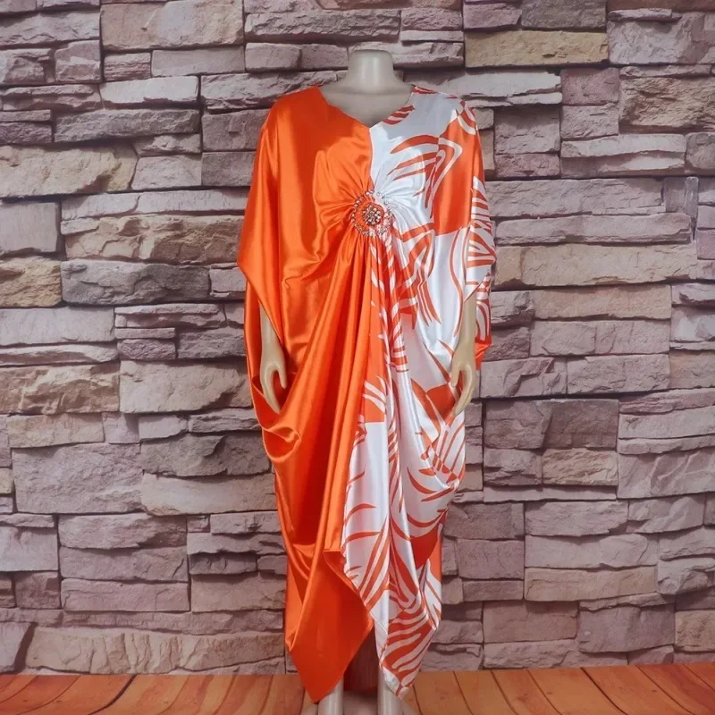 

African Plus Size Dresses for Women Spring Summer Polyester Print Long Maxi Dress Party Evening Gowns Dashiki African Clothing