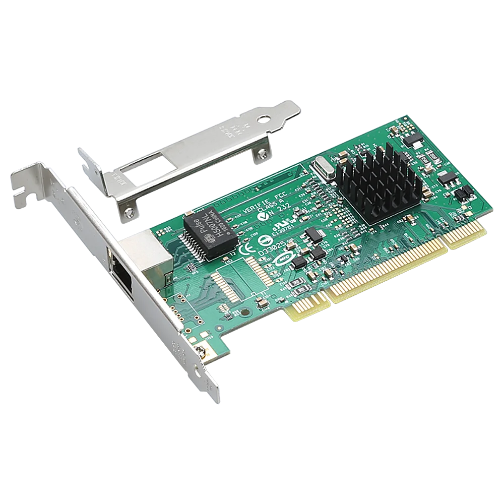 

Серверный адаптер Intel PWLA8490MT 1000M с низкопрофильным кронштейном, сетевые адаптеры с одним портом