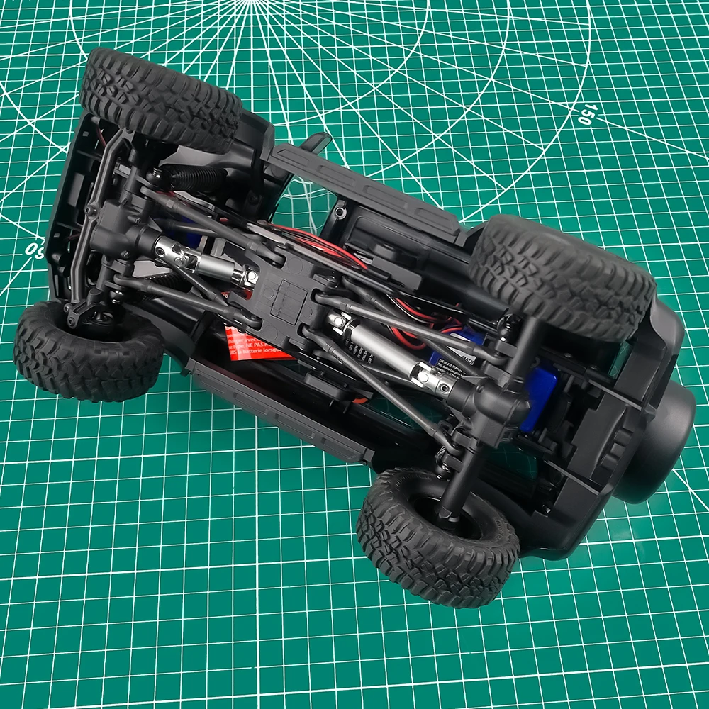 AXSPEED Mittelantriebswellen aus Edelstahl in D-Form für 1/18 RC Crawler TRX4M Bronco Defender, K10 F150 Upgrades – Detail 7