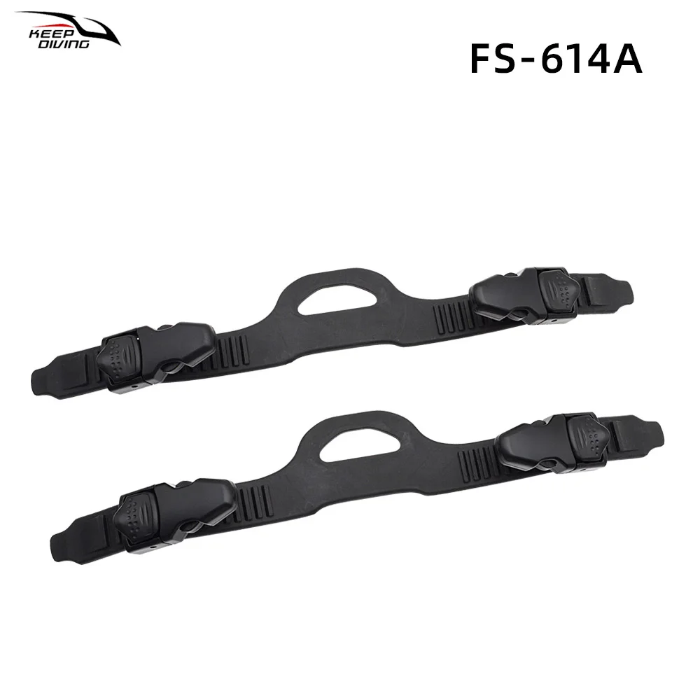 Adjustable Scuba Diving Fin Straps with Buckles (1 Pair)