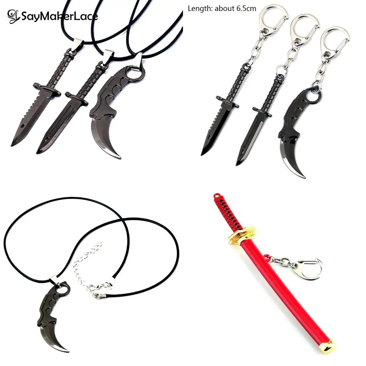 CSGOKnifeKeyChainsMaleKarambitKeyChainWeaponCSGOM9KeyHolder