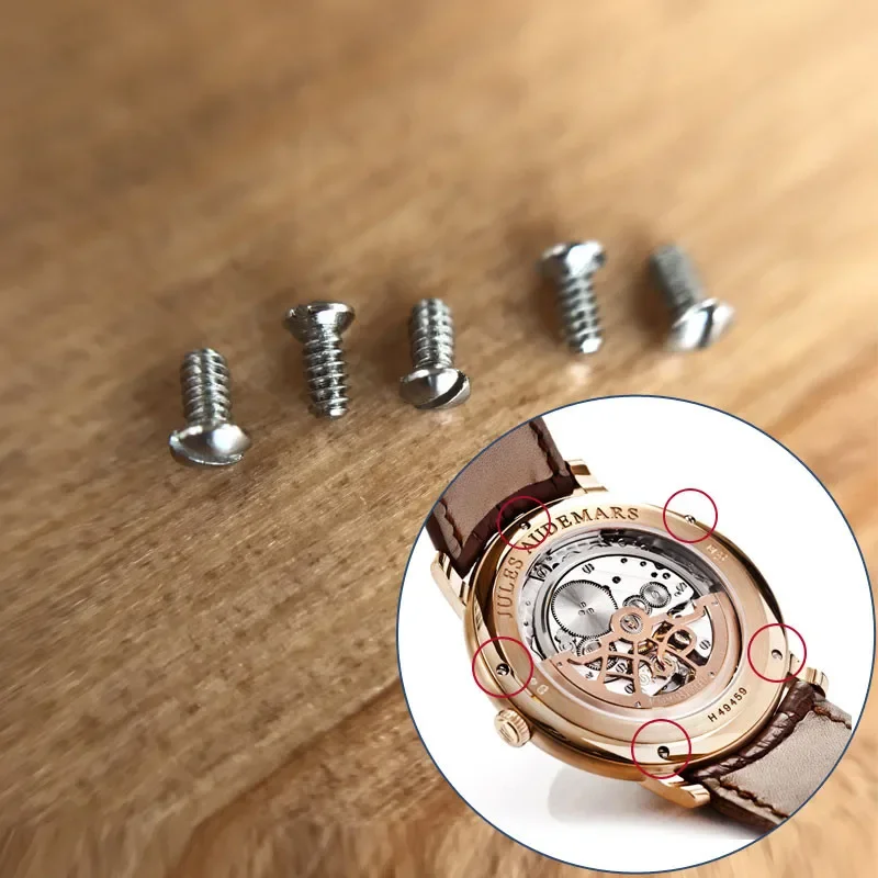 Vite In Acciaio Per Audemars Piguet Ap Julies Audemars 41Mm Cassa Dell'Orologio Originale Parti Posteriori Strumenti