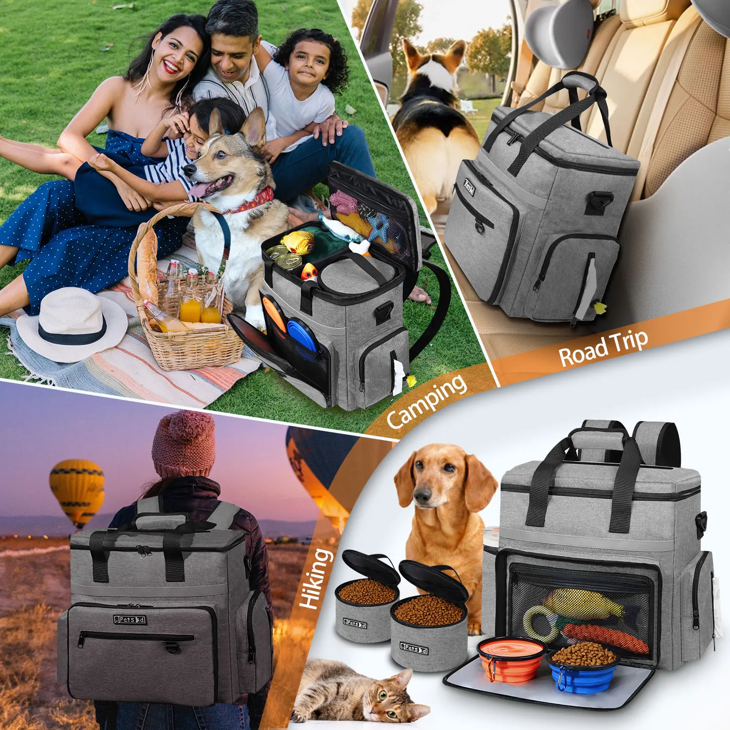 Outdoor Dog Travel Organizer Bag 6