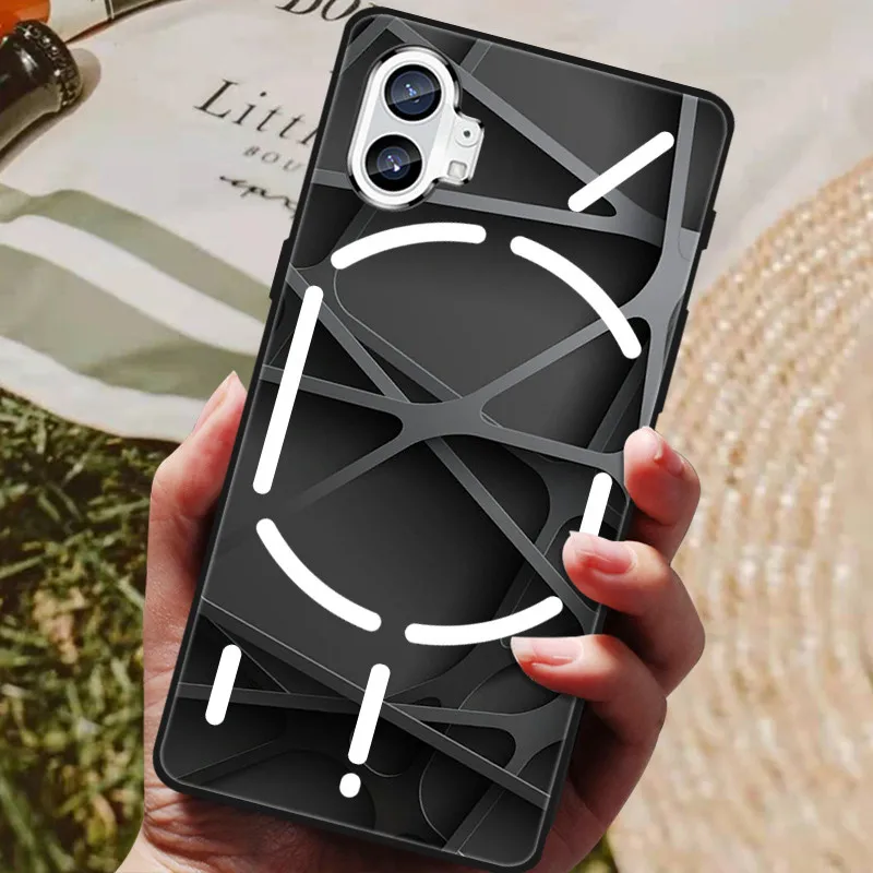 Black Antiknock Soft TPU Protective Phone Case Cover