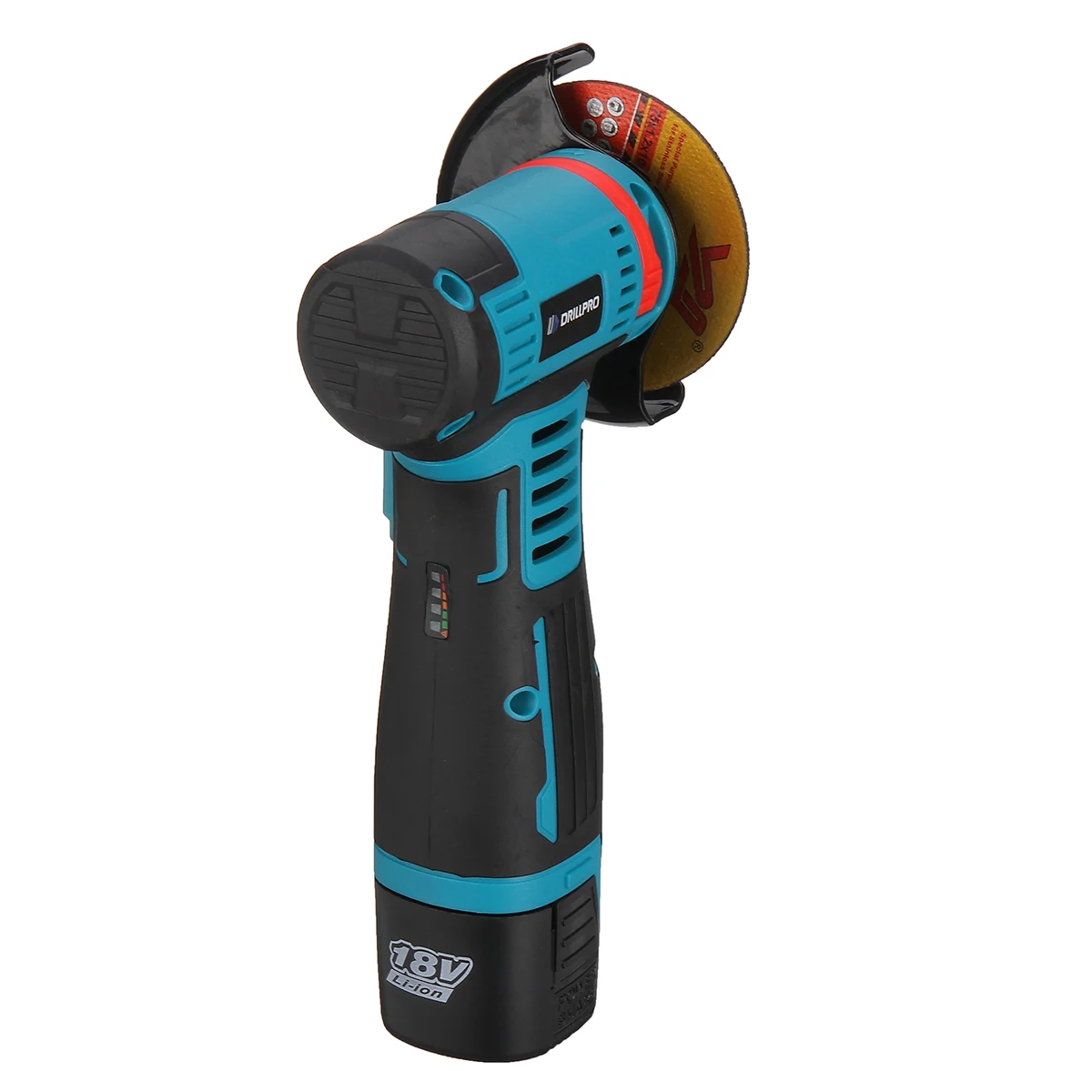 Drillpro 16.8V Brushless Angle Grinder 19500RPM Electric Polishing Grinding Machine Cordless Cutting 1500mAh Battery Power tools 4