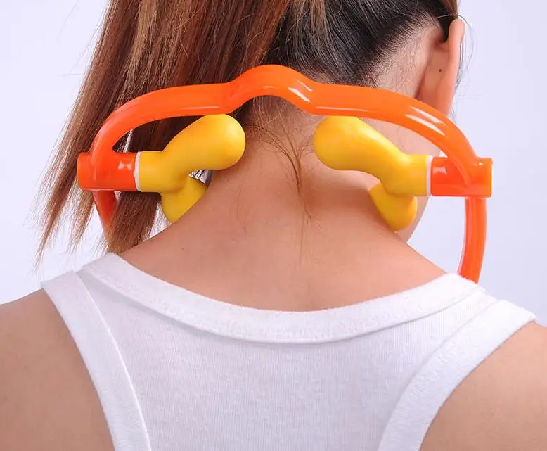 U cervical neck bump massager massager household manual neck massager