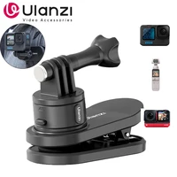 Ulanzi Magnetic Backpack Clip Clamp 360° Rotation  For GoPro Hero 13 11 10 9 8 7 Insta360 X3 DJI mini 3 Action Camera Accessory 1