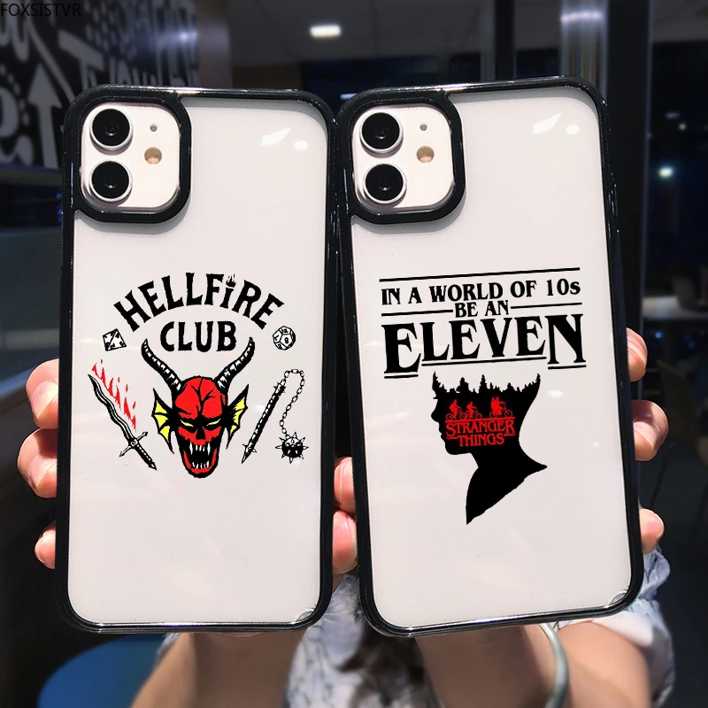 Stranger Things Season 4 Hellfire Club Phone Case For iPhone 13 12 11 Pro MAX XS X XR SE20 8 7 6Plus Shockproof Hard Cover Shell best iphone 13 case