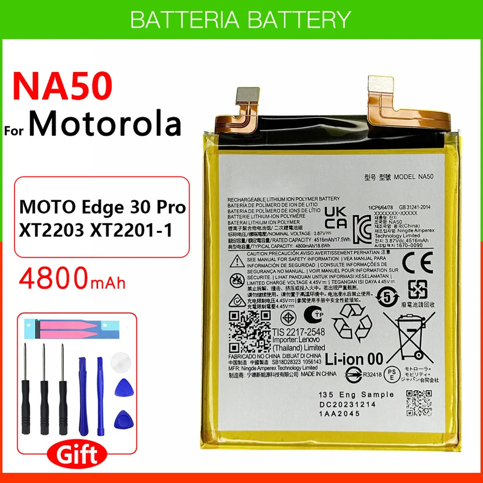 100% Original Genuine 4800mAh NA50 Battery For motorola MOTO Edge