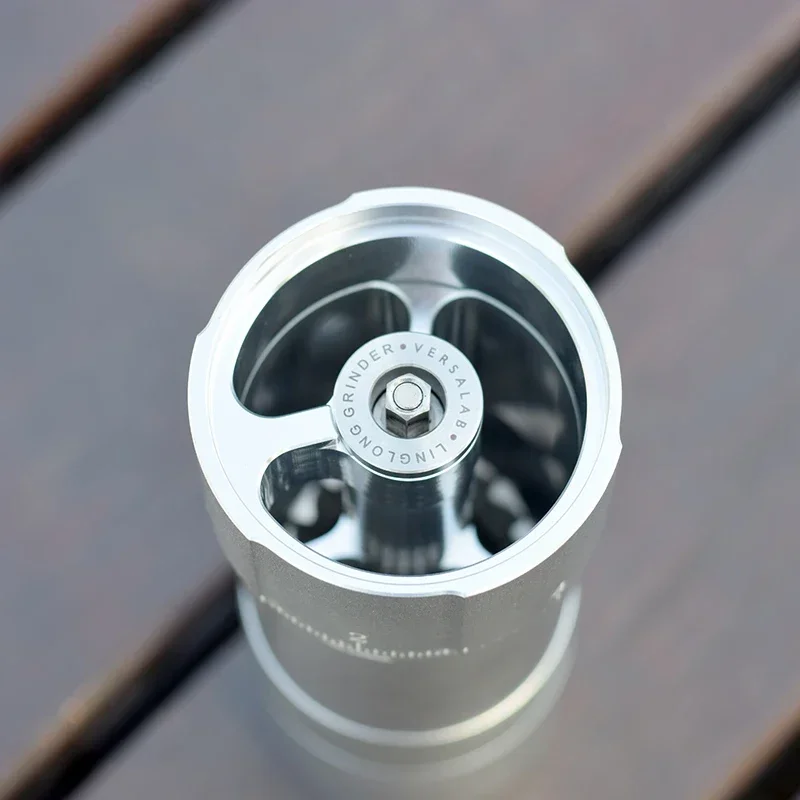 Linglong Grinder Ace 40 Plus Manual Coffee Grinder 45mm 7core Burr Versalab Coffee Grinder Portable Coffee Tools Double Bearings 4