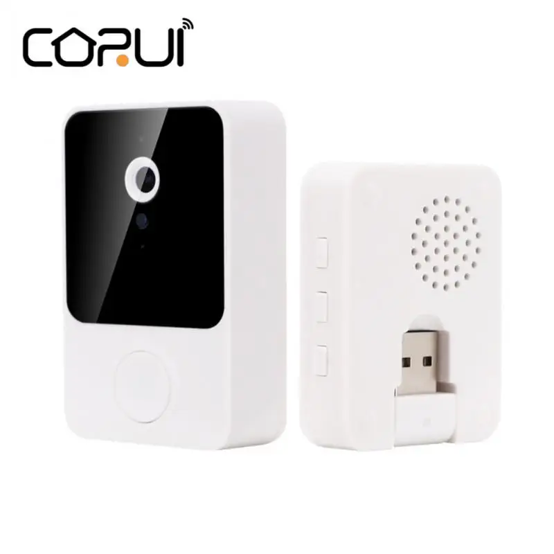 

CORUI WIFI New Version Of Intelligent Visual Doorbell Wireless Doorbell Home Commercial Mobile Detection Visual Doorbell
