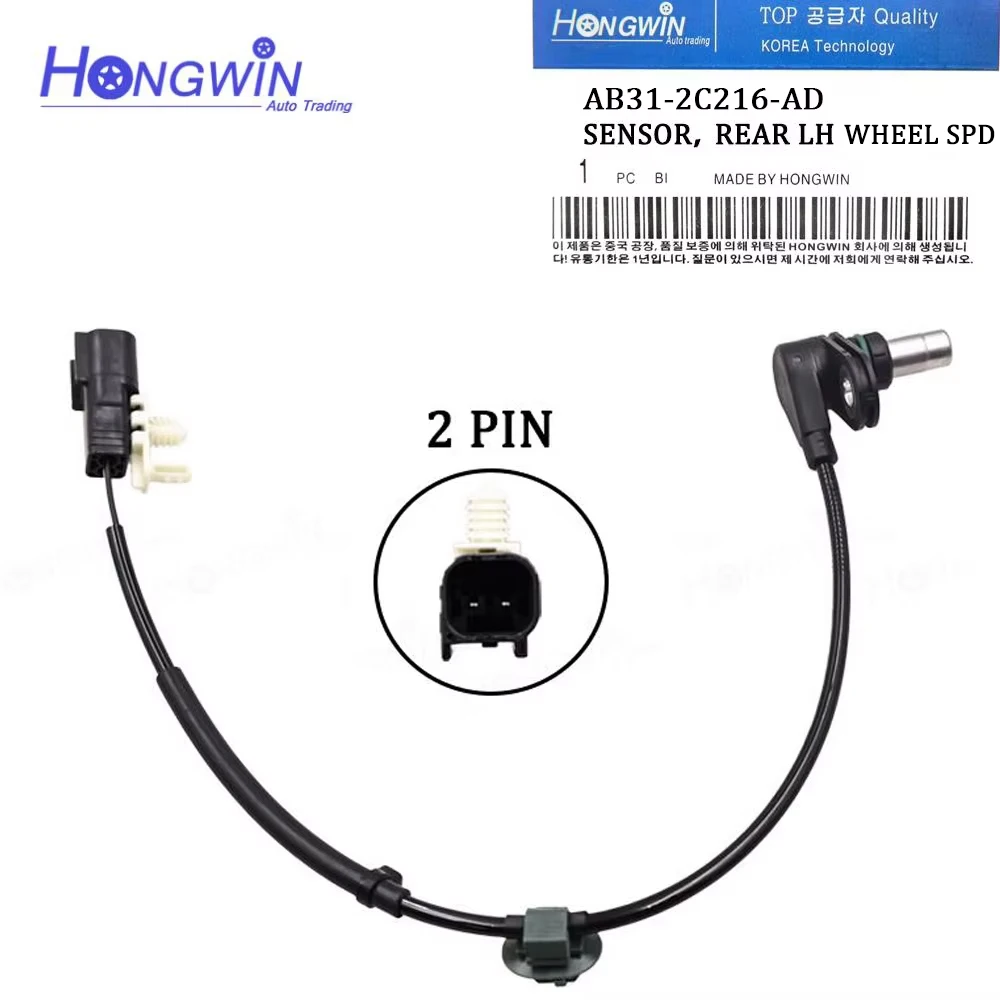 Sensor ABS De Velocidad Rueda Trasera Compatible Con Ford