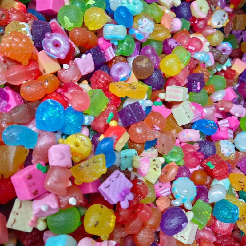 Anime 3D Rare Shop Game Market Gadget Figuren Kawaii Niedliche Regenbogenfarben Süßigkeiten-Lebensmittelmodell Sammlerstück Spielzeug Geschenk für Fans